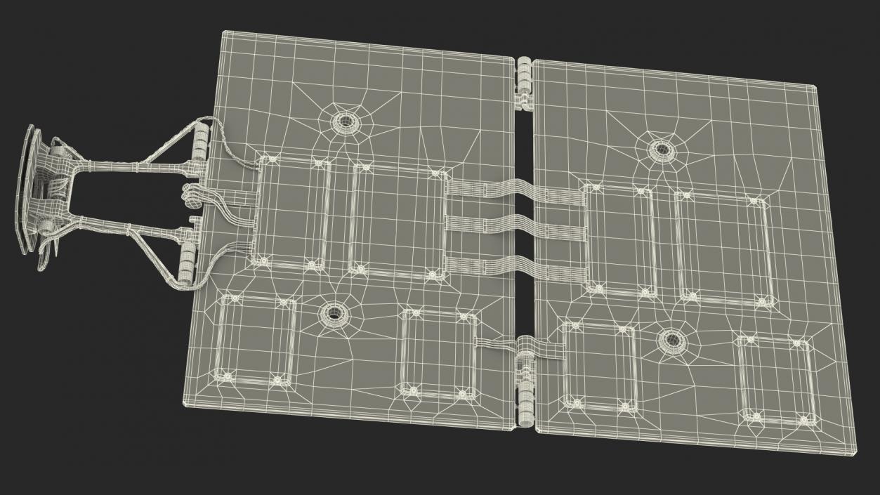 3D Solar Panels on Spacecraft