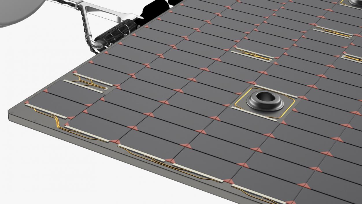 3D Solar Panels on Spacecraft