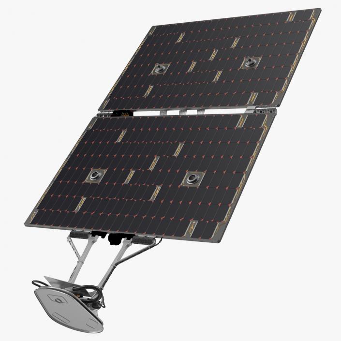 3D Solar Panels on Spacecraft