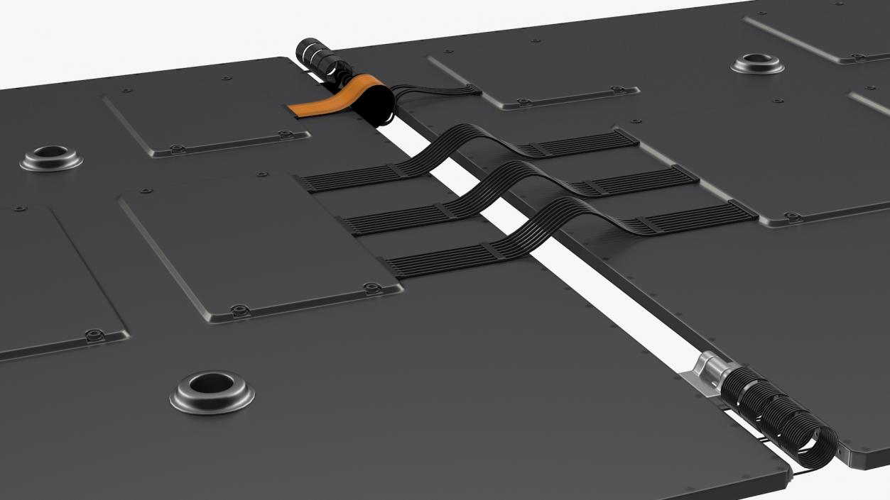 3D Solar Panels on Spacecraft