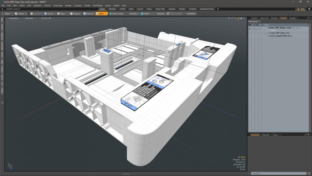 3D model Canon MFP Paper Tray