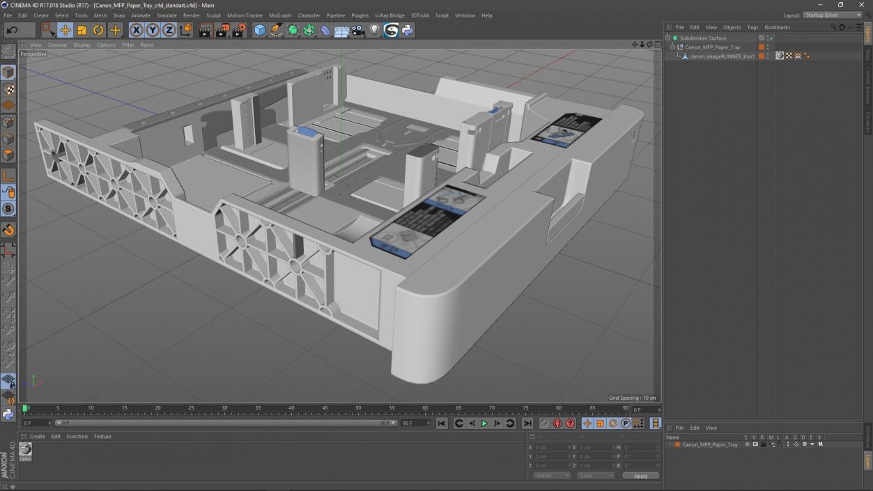 3D model Canon MFP Paper Tray