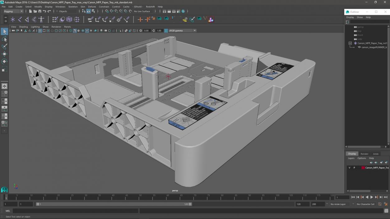 3D model Canon MFP Paper Tray