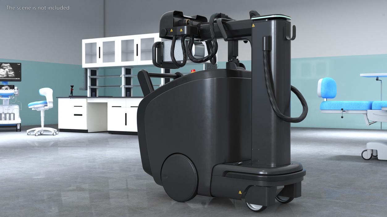 3D Mobile X-ray Machine Black