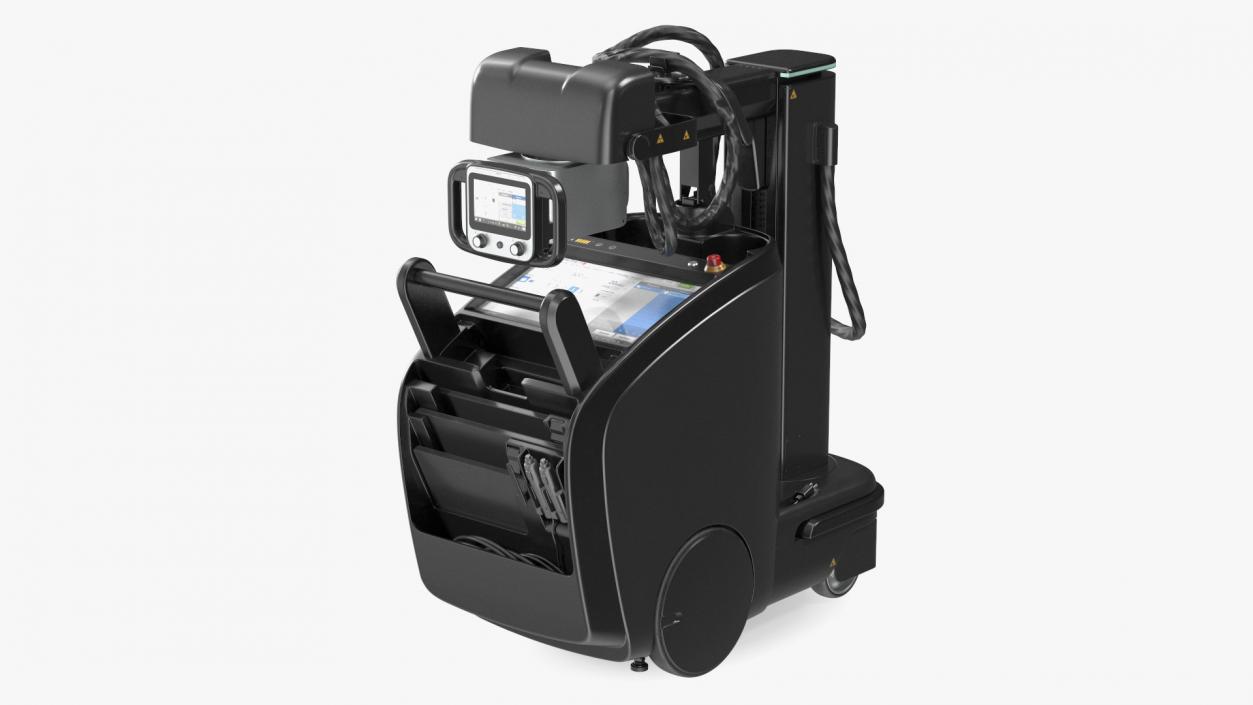 3D Mobile X-ray Machine Black