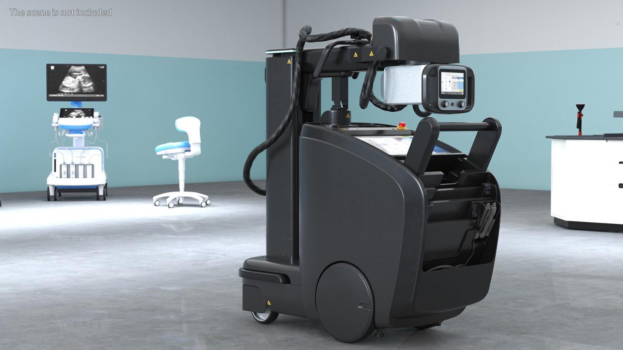 3D Mobile X-ray Machine Black