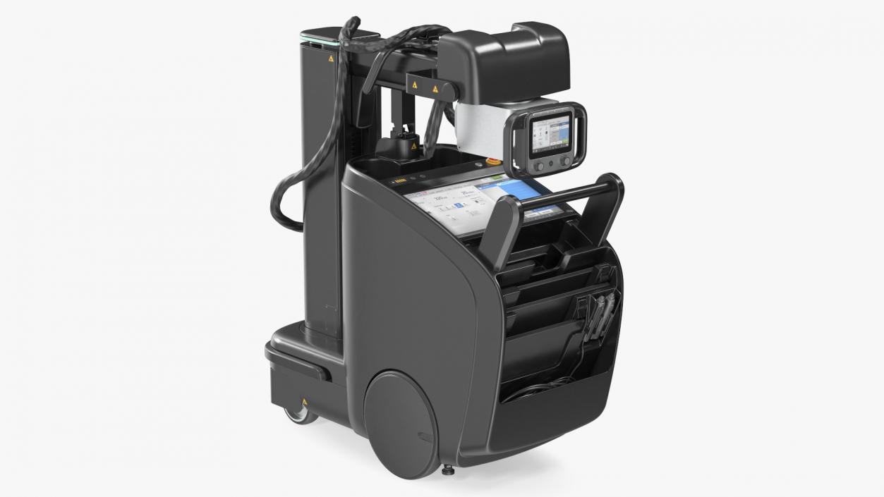 3D Mobile X-ray Machine Black