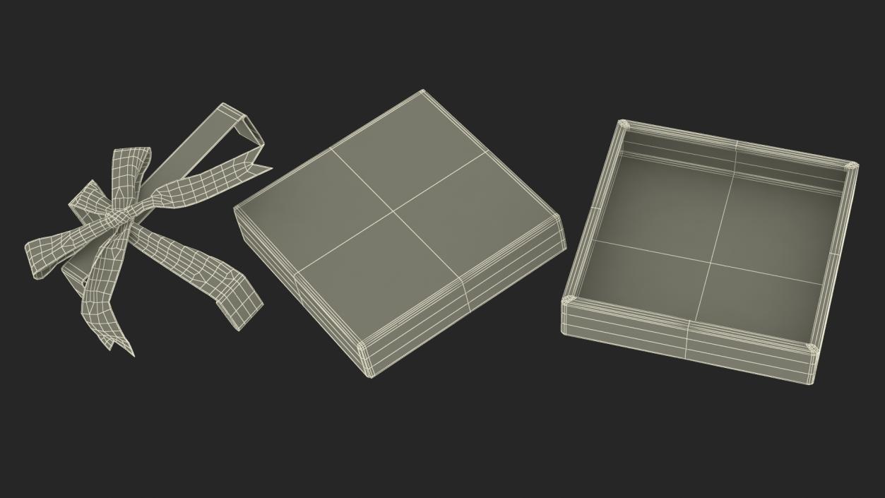 3D Box of Loncy Chocolates Open model