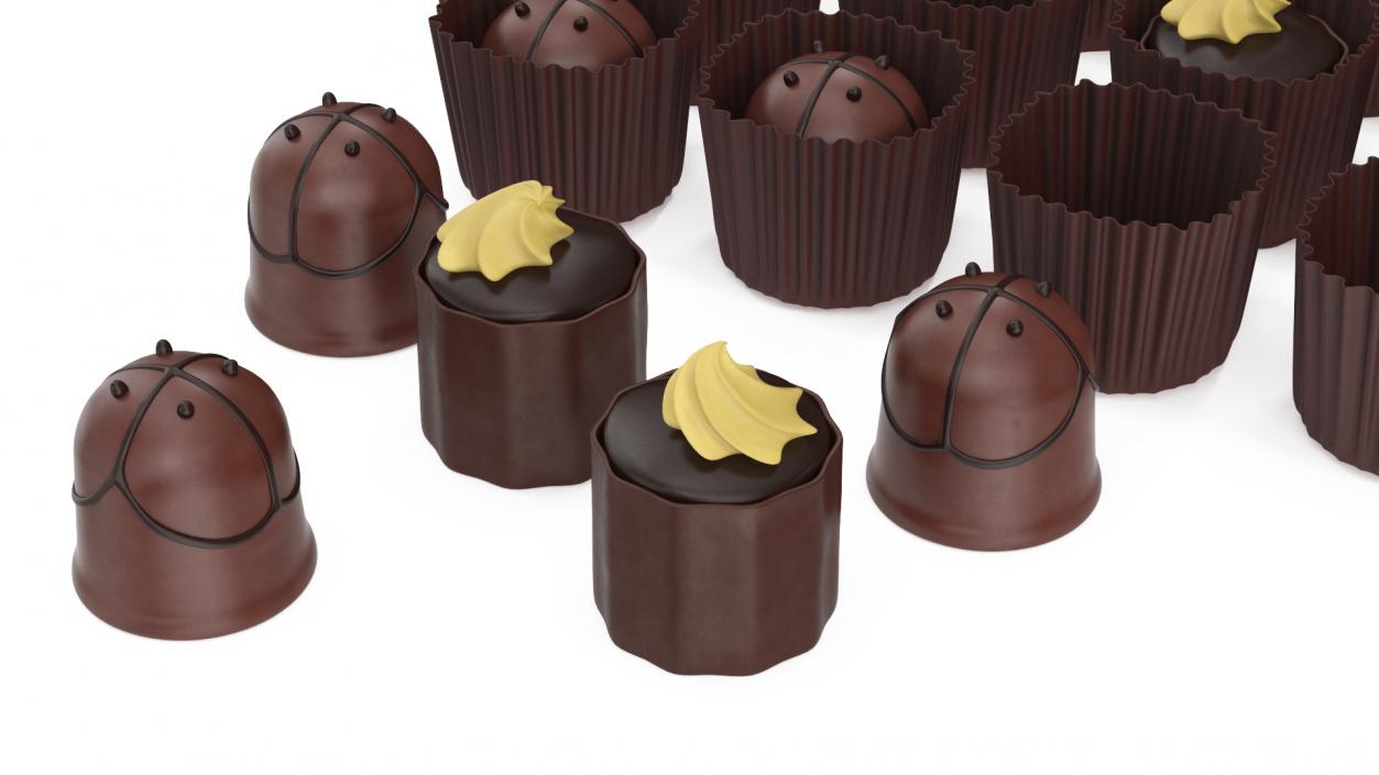 3D Box of Loncy Chocolates Open model