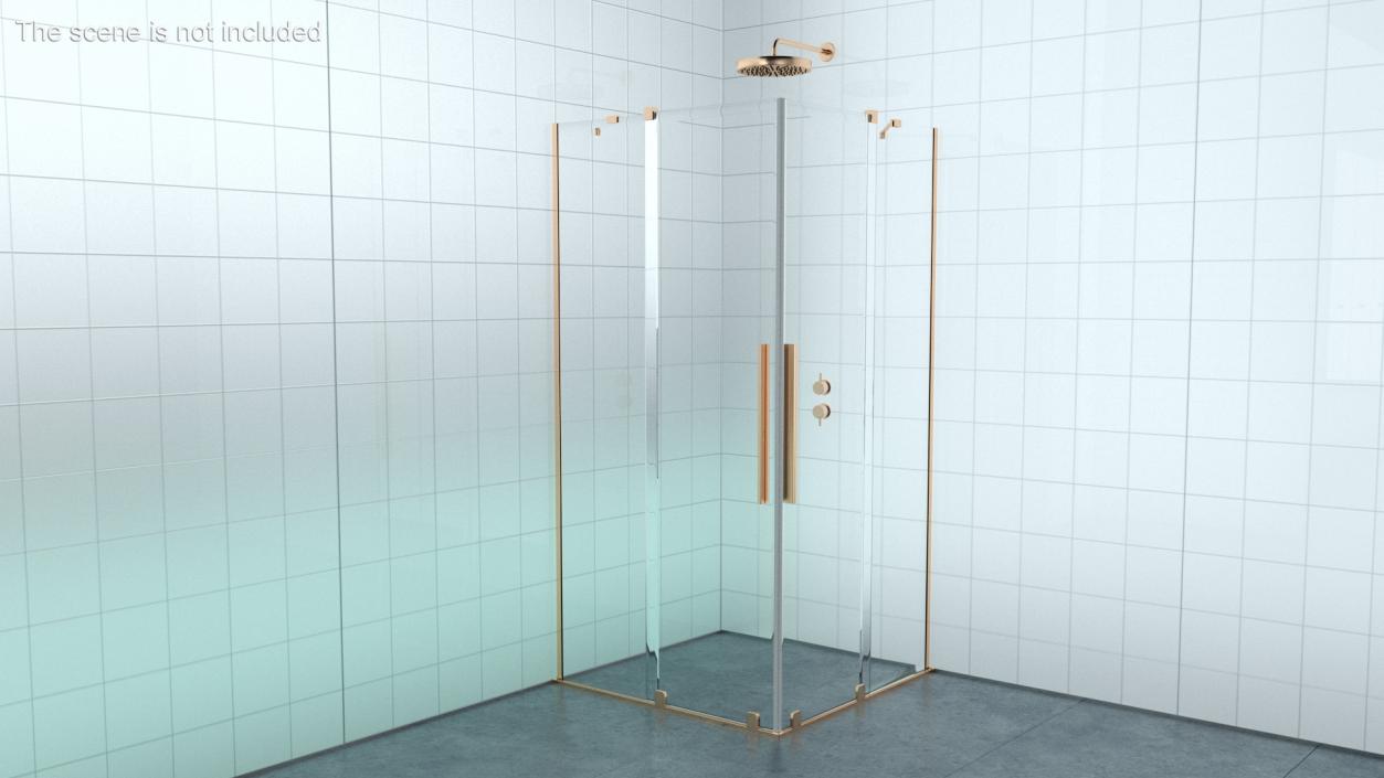 Shower Cabins Collection 3D model