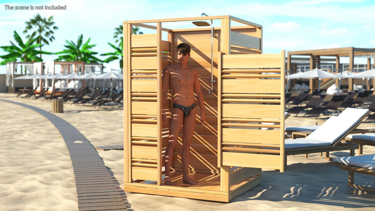 Shower Cabins Collection 3D model