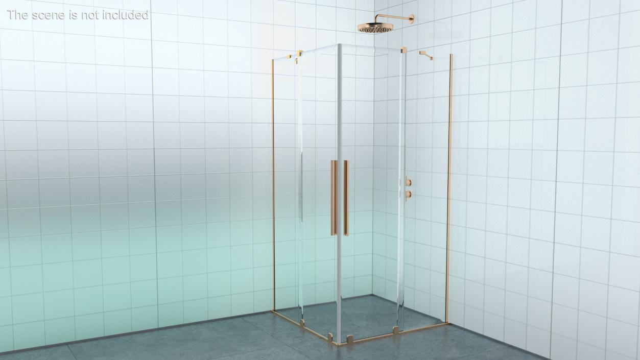 Shower Cabins Collection 3D model