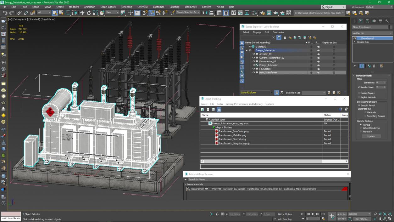 Energy Substation 3D