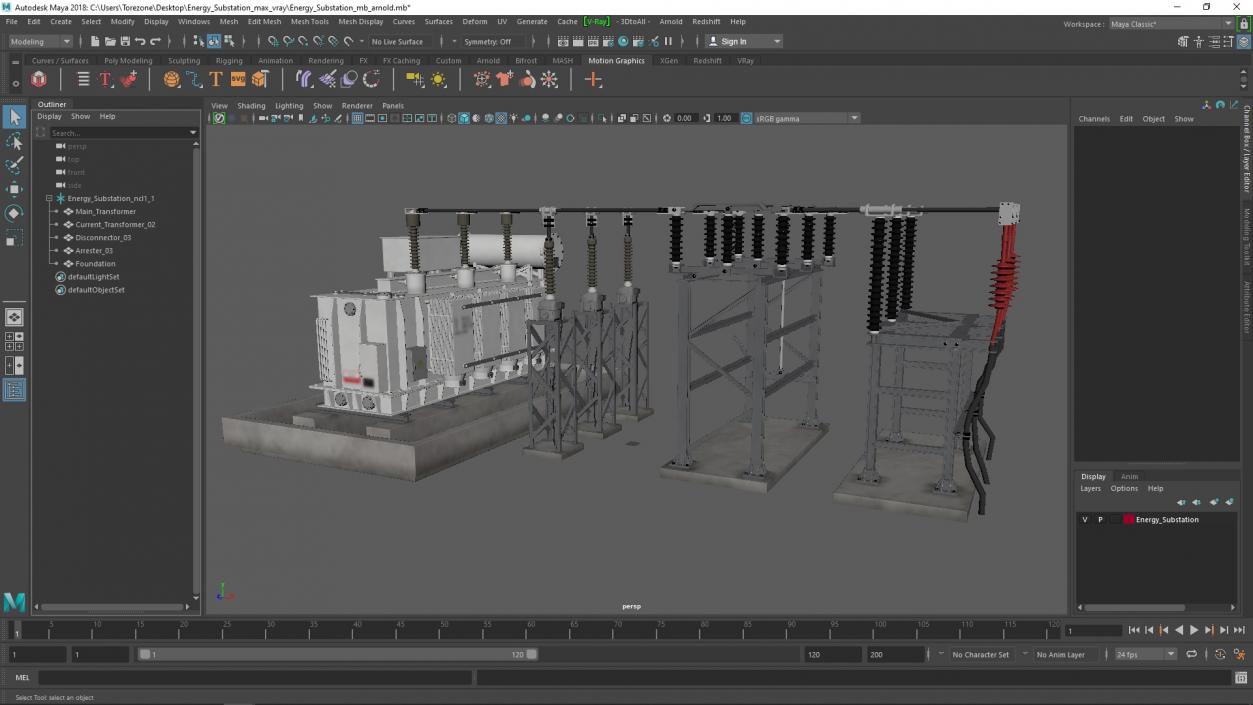 Energy Substation 3D