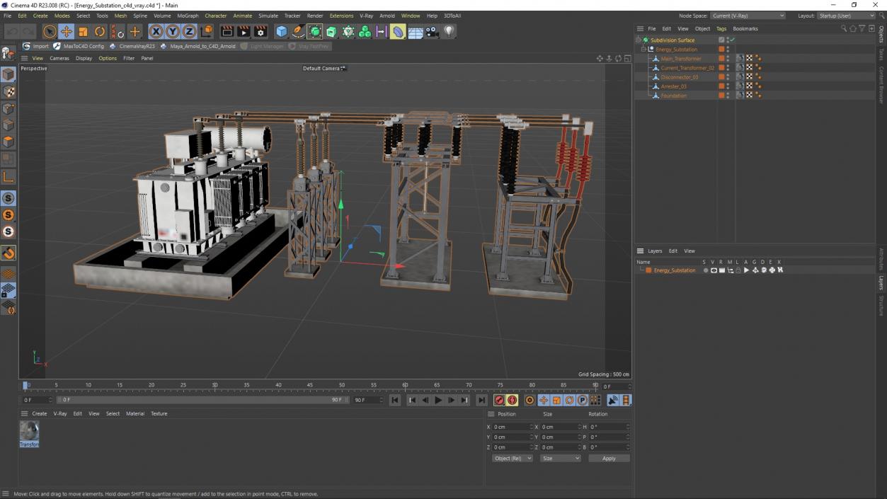 Energy Substation 3D