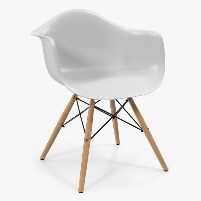 3D Modern Shell Chair model