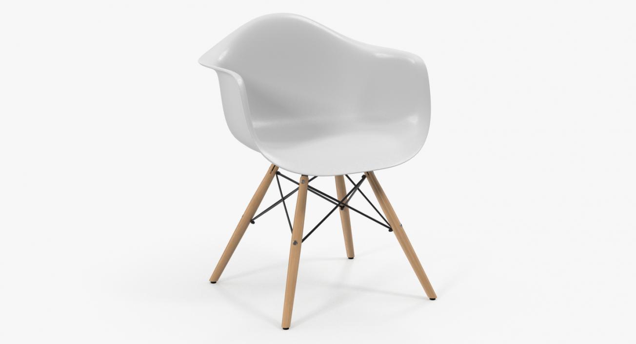 3D Modern Shell Chair model