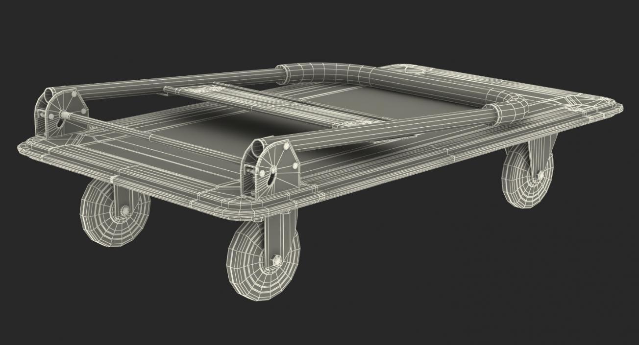 Folded Trolley 3D model