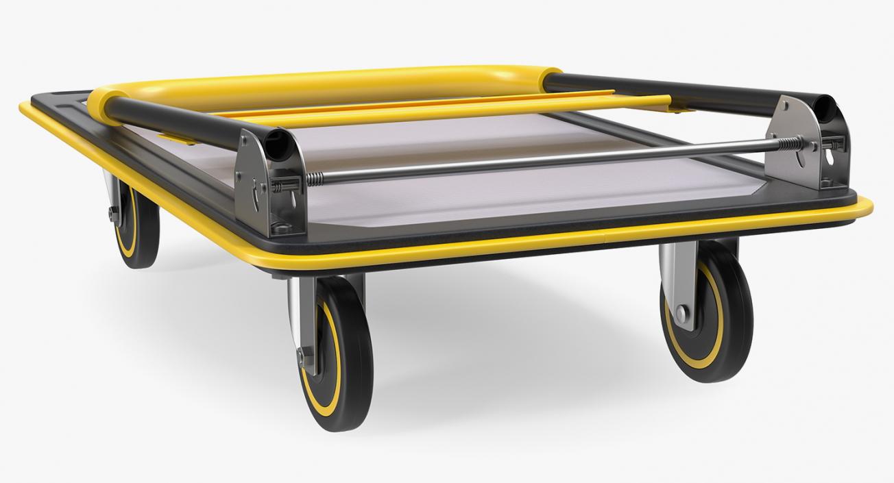 Folded Trolley 3D model