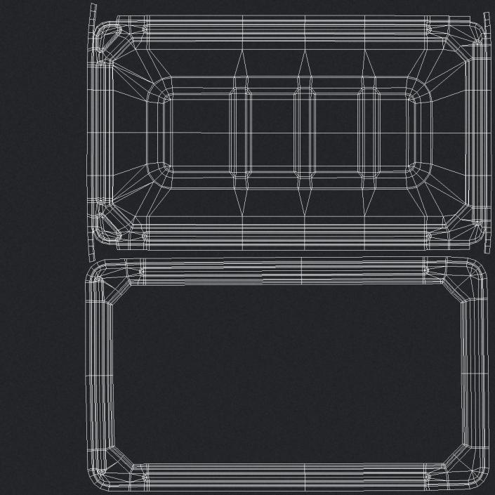 Folded Trolley 3D model