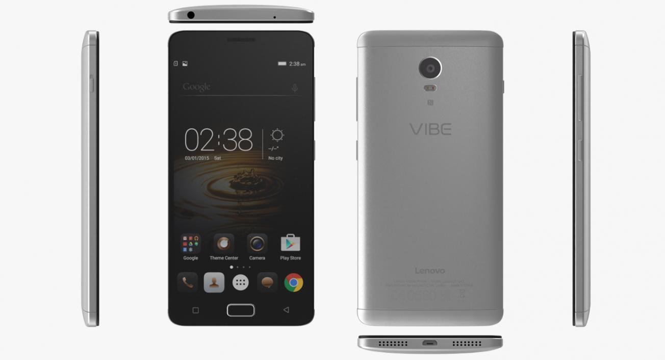 3D Lenovo Vibe P1 Platinum model