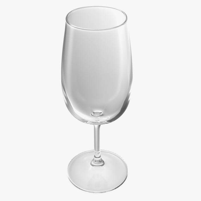 3D White Wine Glass