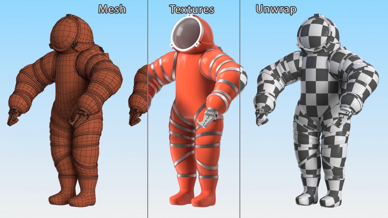 3D Atmospheric Diving Suit model