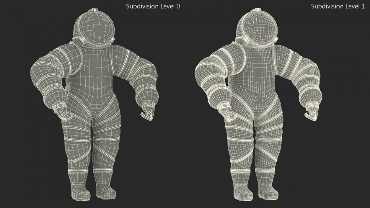 3D Atmospheric Diving Suit model