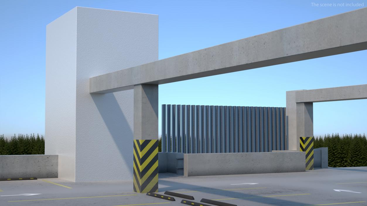 Car Parking Building Fur 3D model