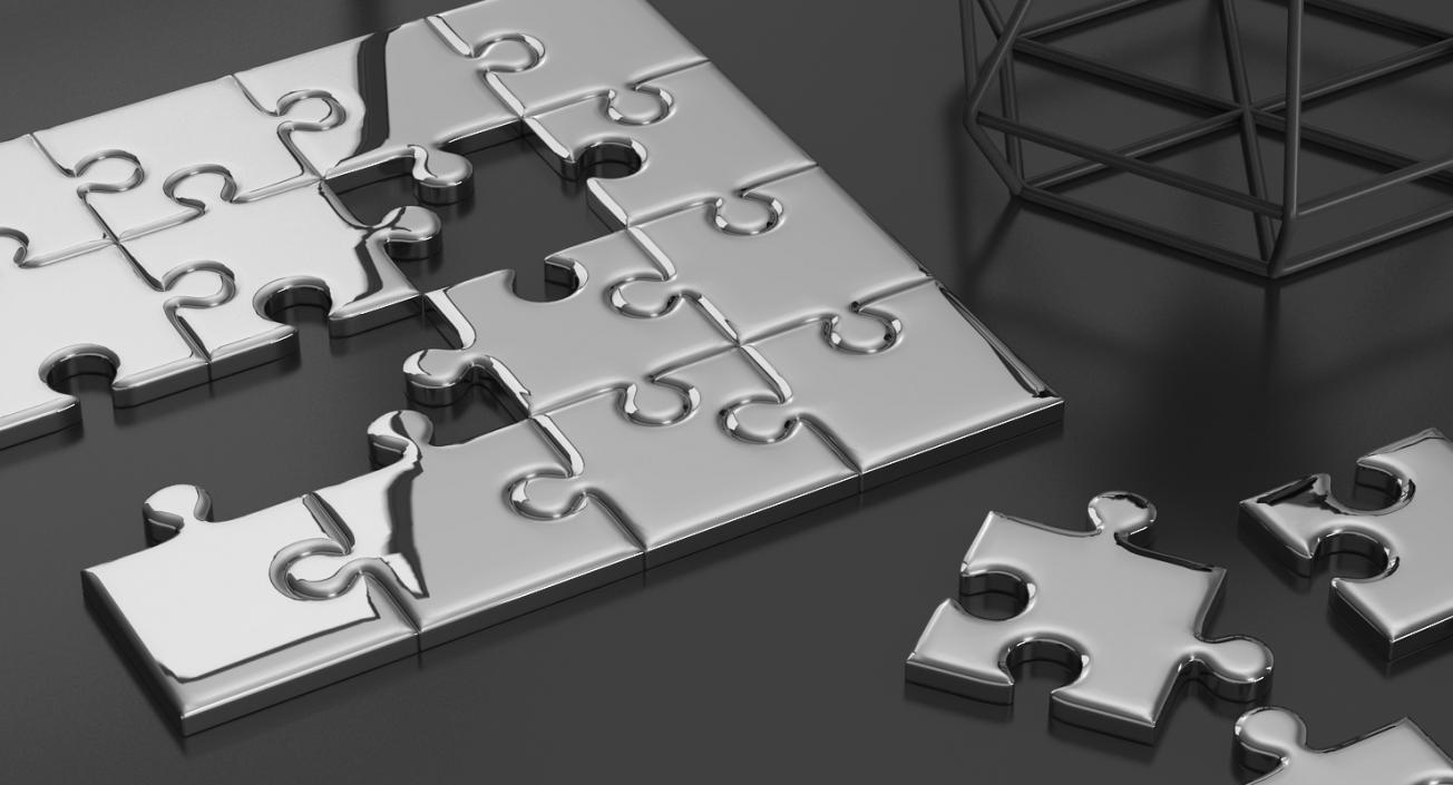 3D Puzzles 3D Models Collection model