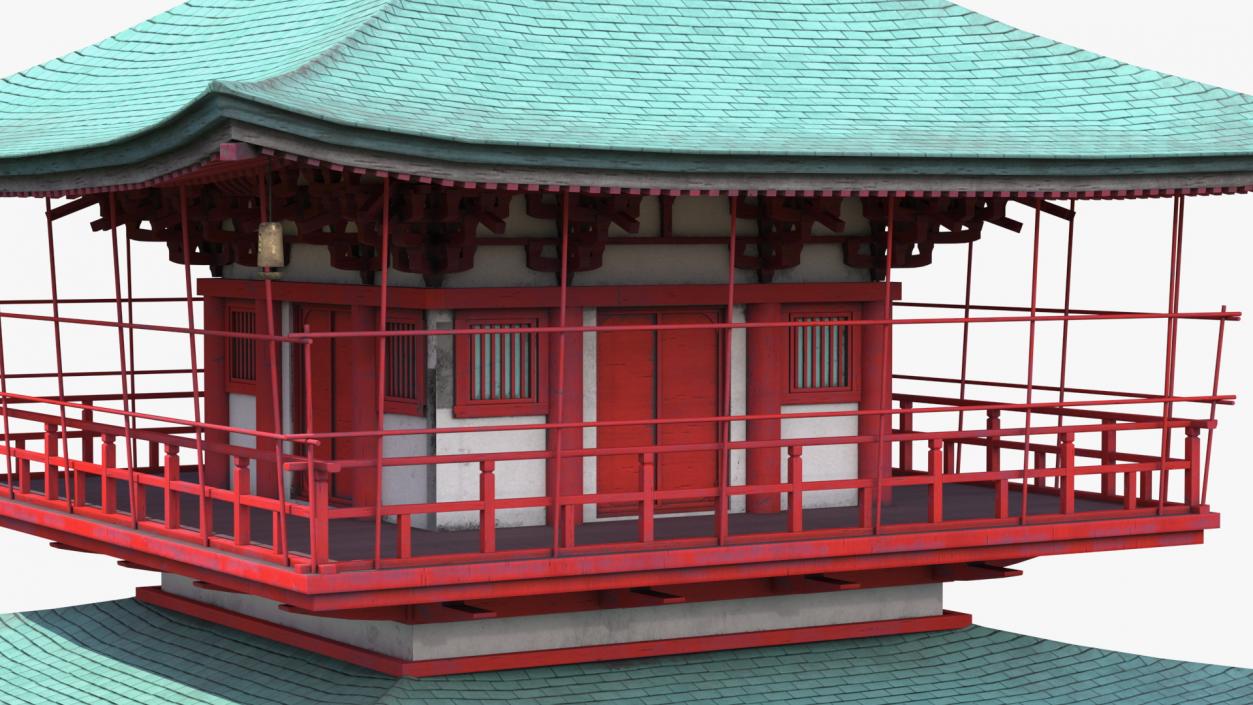 3D model Japanese Temple