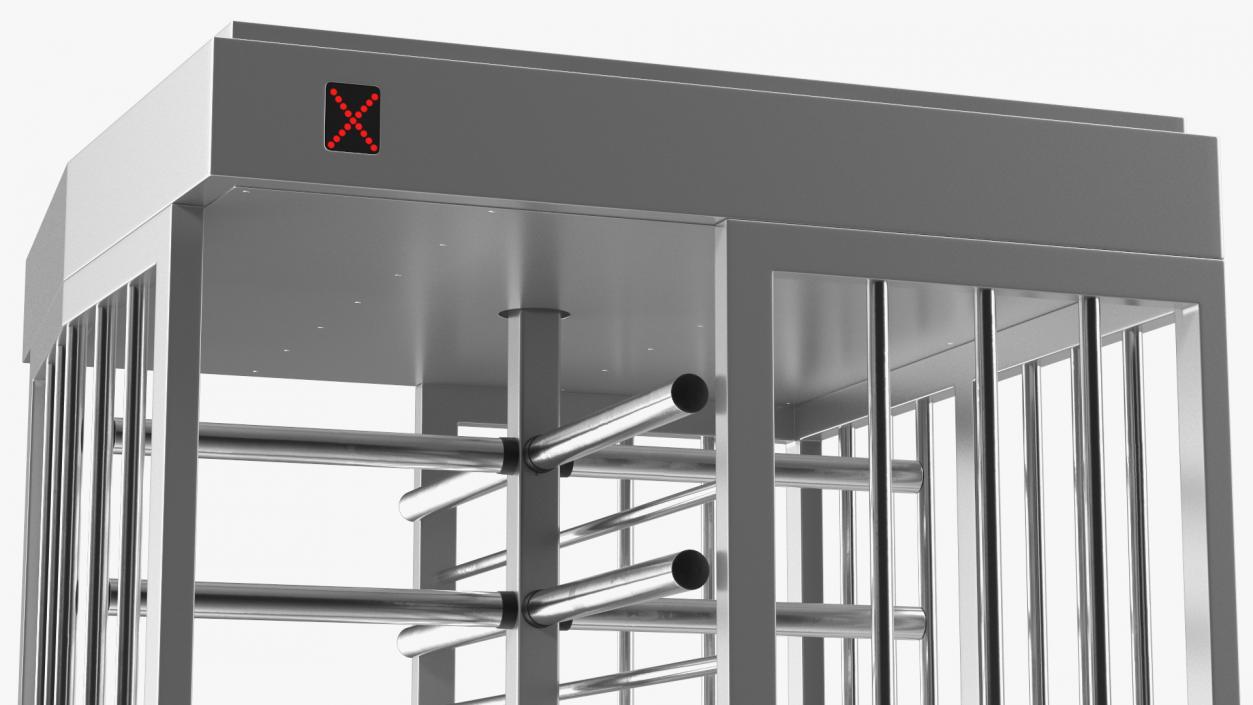 3D model Full Height Security Turnstile