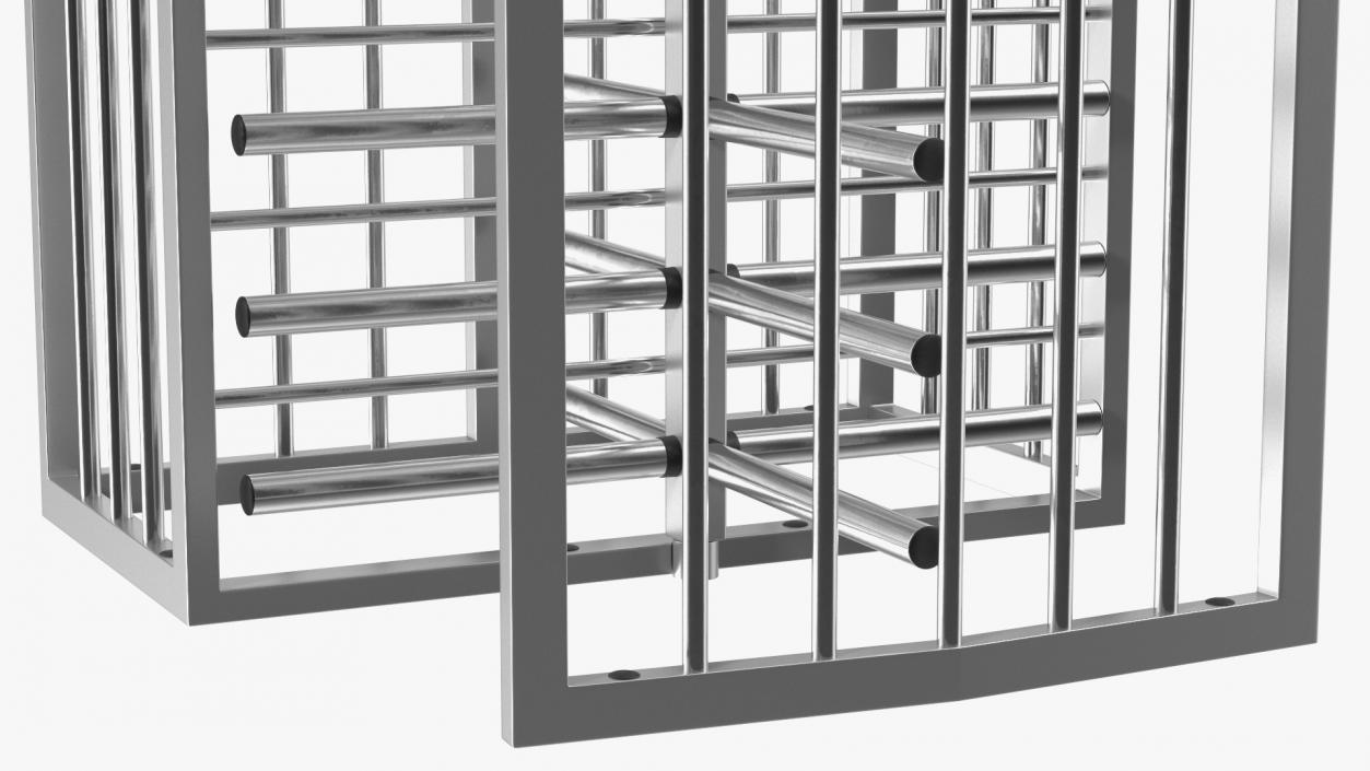 3D model Full Height Security Turnstile