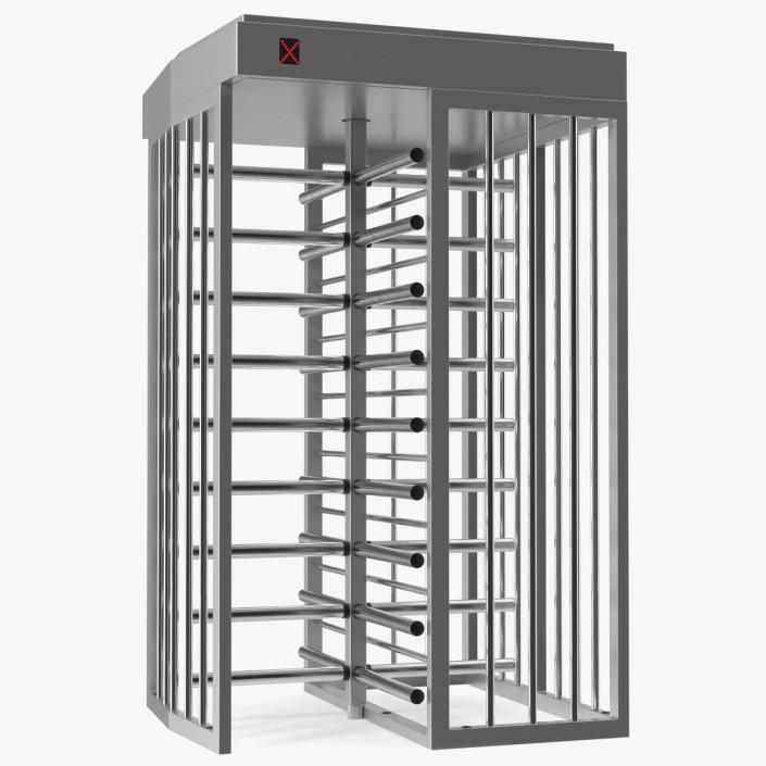 3D model Full Height Security Turnstile