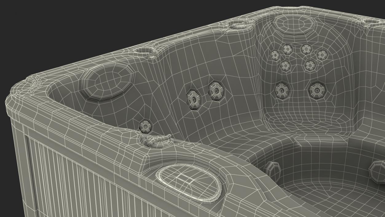 3D model JACUZZI J235 Hot Tub Grey