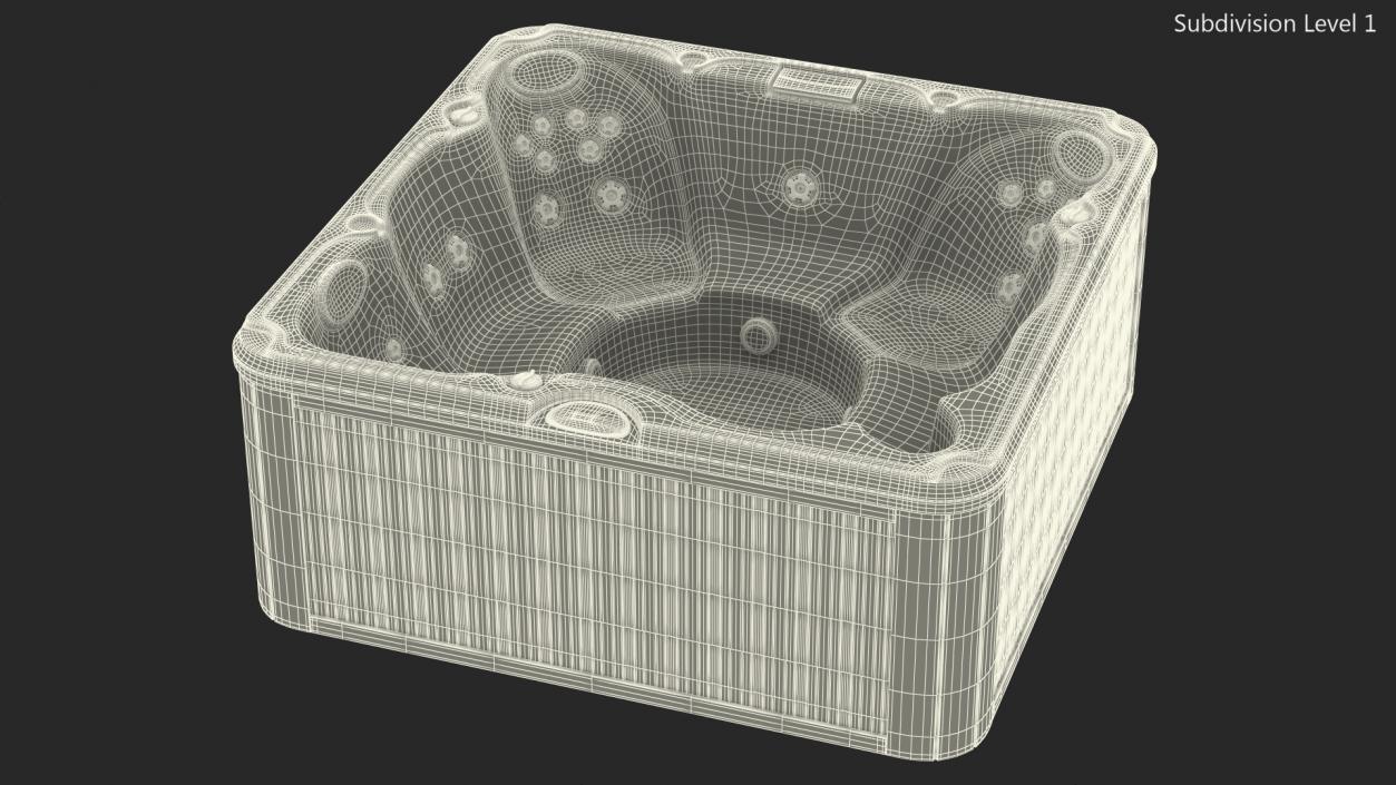 3D model JACUZZI J235 Hot Tub Grey