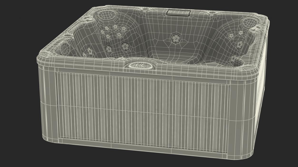 3D model JACUZZI J235 Hot Tub Grey