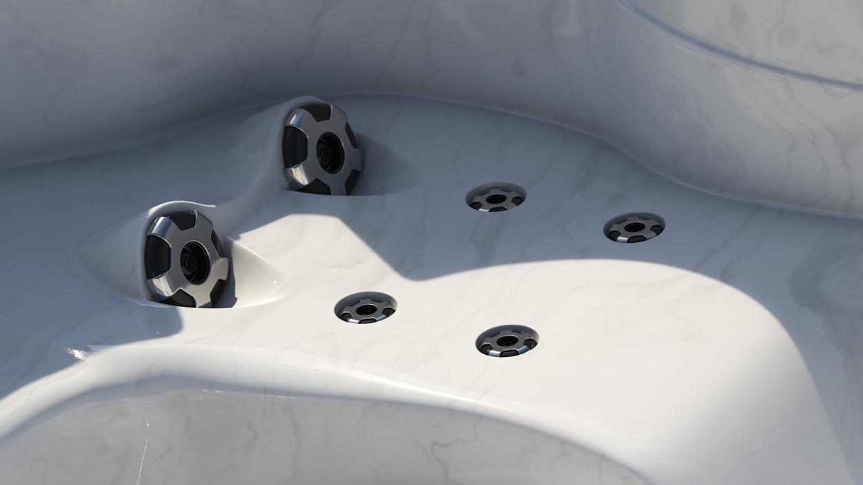 3D model JACUZZI J235 Hot Tub Grey