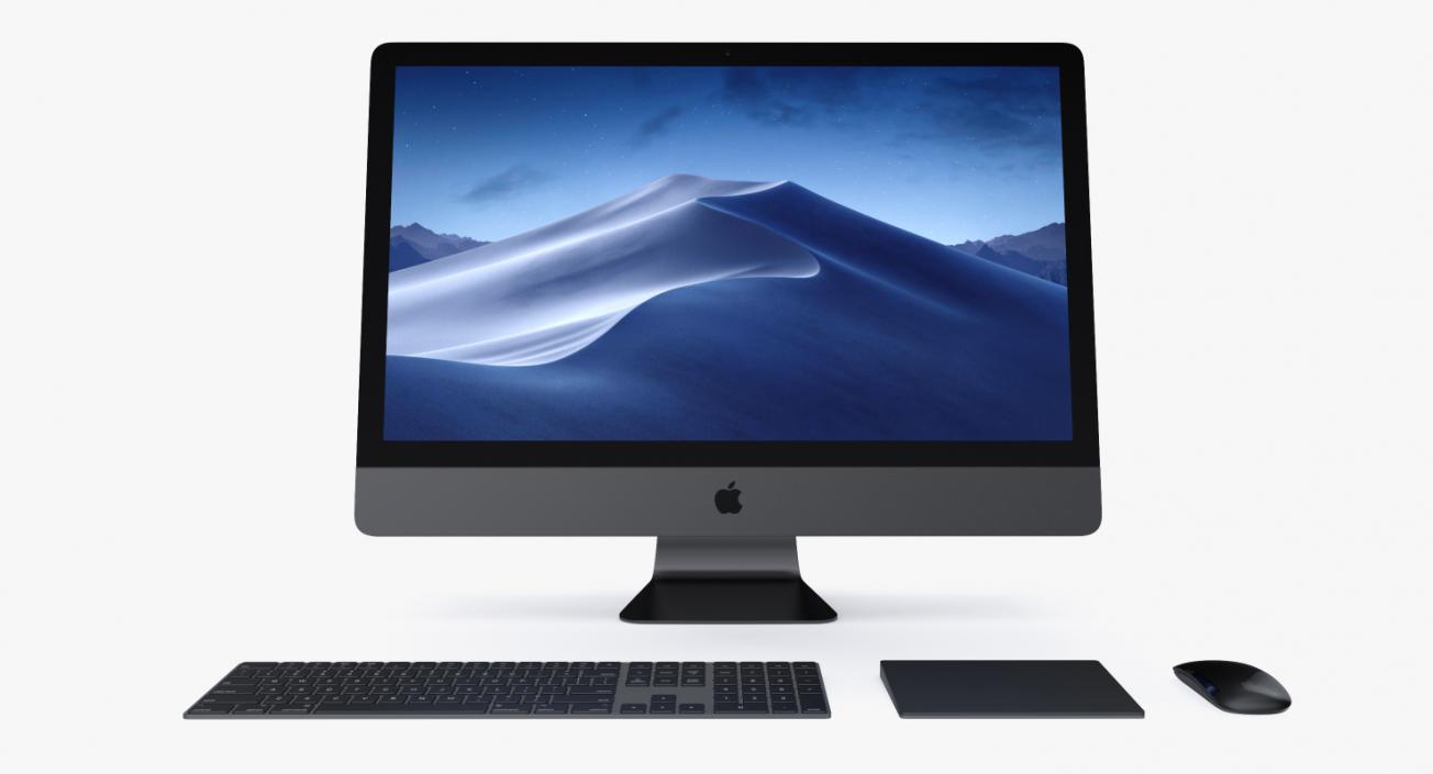 Apple iMac with Retina 5K Display Black 3D model