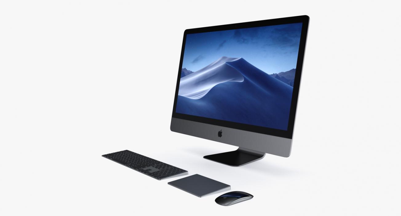 Apple iMac with Retina 5K Display Black 3D model