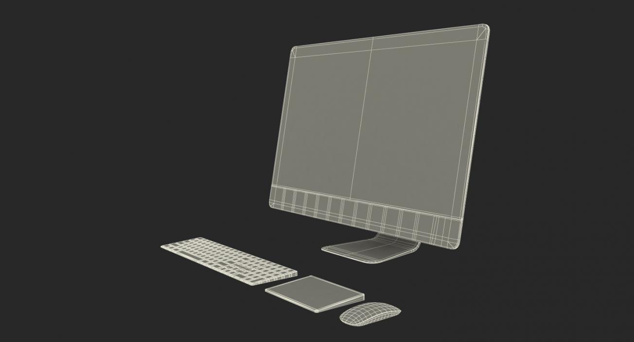 Apple iMac with Retina 5K Display Black 3D model