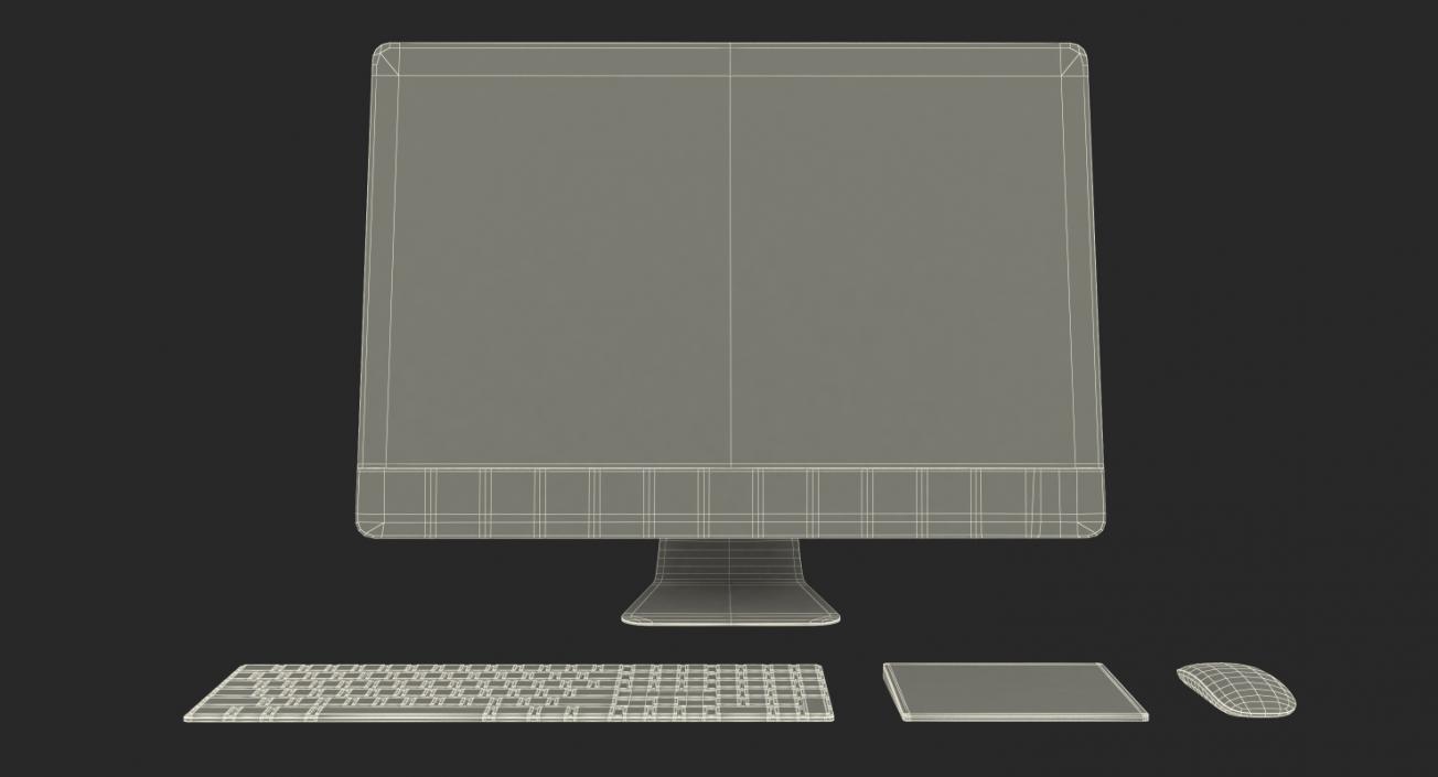Apple iMac with Retina 5K Display Black 3D model