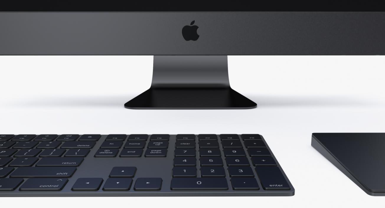 Apple iMac with Retina 5K Display Black 3D model