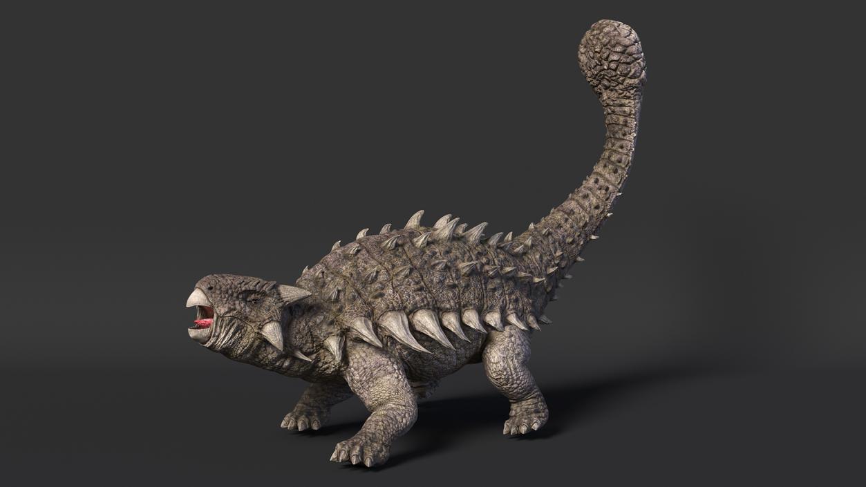 3D model Ankylosaurus from Desert Habitats Rigged