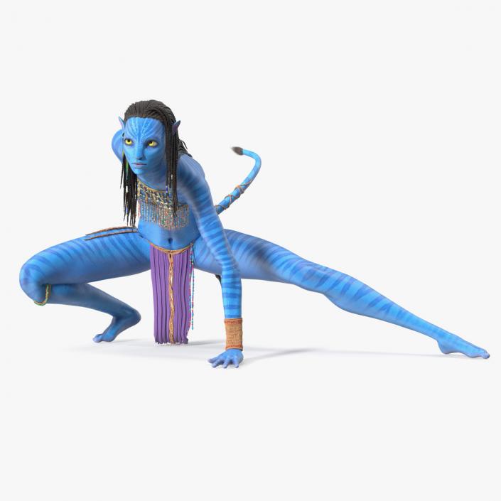 3D model Neytiri Avatar Rigged for Maya