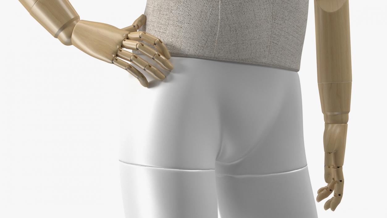 Flexible Manikin Stand Pose 3D