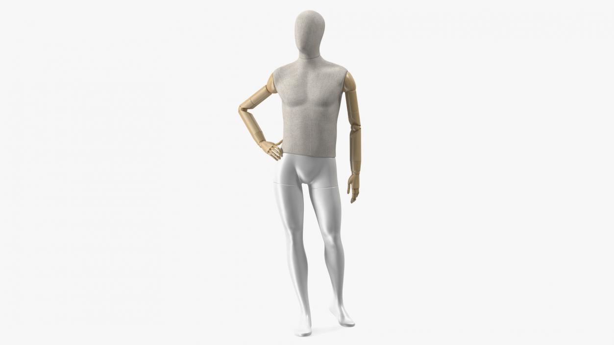 Flexible Manikin Stand Pose 3D