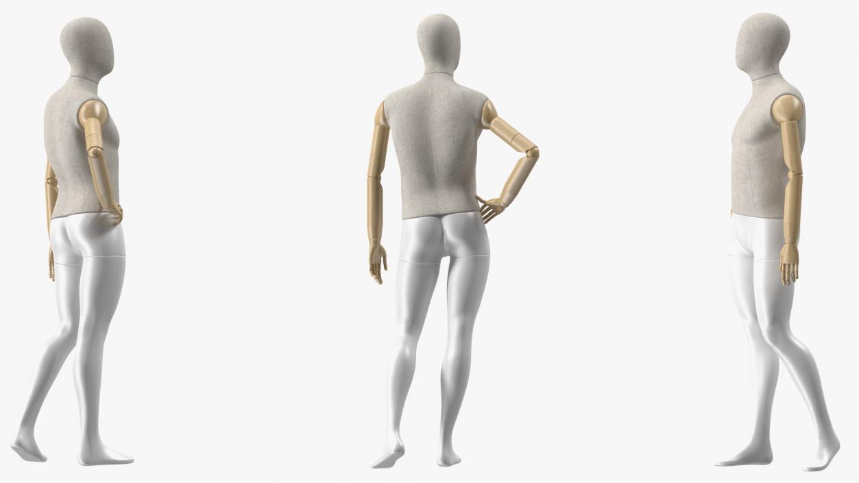 Flexible Manikin Stand Pose 3D