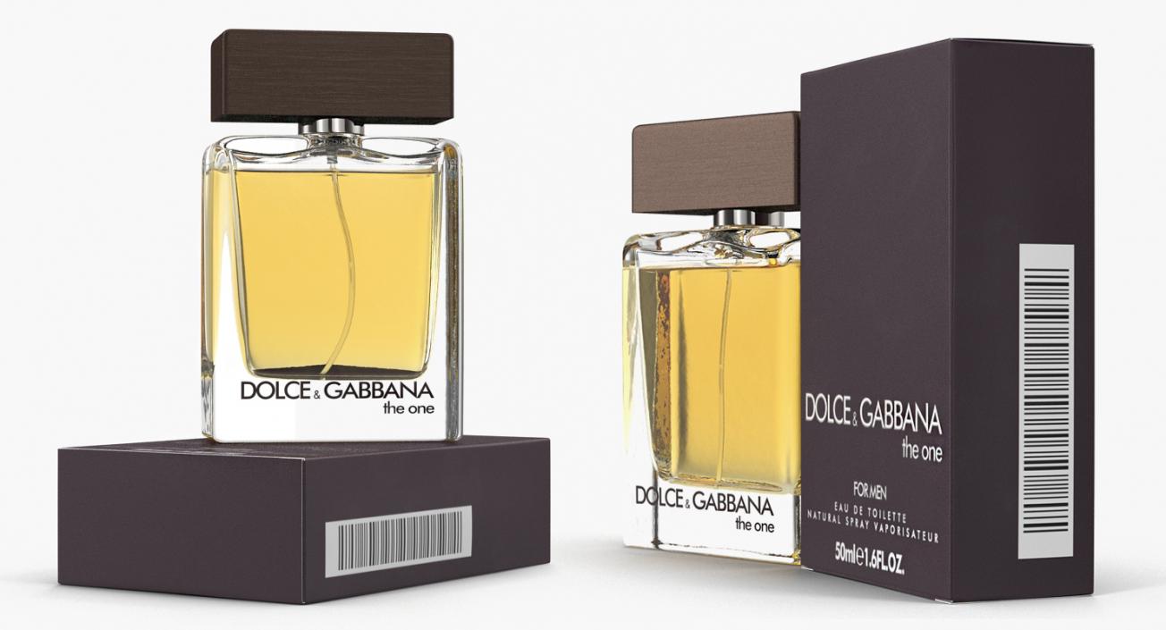 Perfume The One for Men Dolce Gabbana 3D