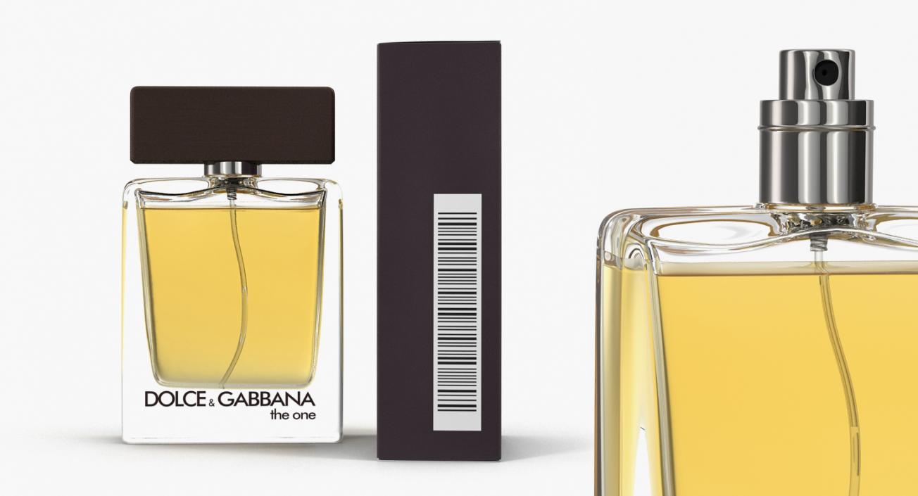 Perfume The One for Men Dolce Gabbana 3D